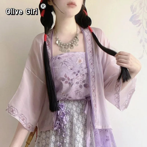Olive Girl Green Hanfu Dress Everyday Wear 2026 S-L XS-3XL Plus Size Not Costume Hanfu Chinese Dress Traditional Chinese Clothing Chinese Heritage Fashion Women
