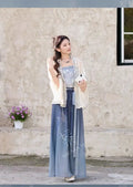 Olive Girl Red Embroidered Hanfu Dress for Ren Faire 2026 Garden Wedding Fairycore Photoshoot Everyday Wear S-XL XS-3XL Plus Size Chinese Heritage Fashion Women