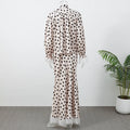Polka Dot Polka Dot Skirt 2 Piece Set Women Elegant Scarf  Long Sleeve Shirts Suit 2026 Spring Lady Fashion Commute Outwear New