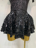 Sparkly Sequins Luxury Birthday Party Gown Short Dress Dancer Stage Performance Wear Women Sexy Nightclub Dress Festival Outfit