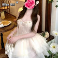 Olive Girl Purple Embroidered Dress for Garden Wedding 2026 Fairycore Photoshoot Everyday Wear S-XL XS-3XL Plus Size Embroidered Romantic Garden Party Editorial Not Costume Hanfu Chinese Dress Traditional Chinese Clothing Chinese Heritage Fashion Women