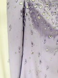 Sparkling Luxury Diamond Crystal Square Neck Slim Long Dress Women'S Elegant Celebrity Evening Party Wedding Gowns