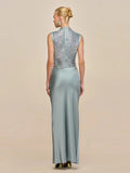 Women Tassel Top + Long Skirt Two Piece Sets Sexy Sleeveless Fringe Bandage Matching Set Evening Party Cocktail Outfit
