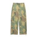 Printed Women Pants Belted Wide Leg Trousers Drawstring Waist Wide Leg Pants Loose Jogger Pants Casual Camouflage Long Pants