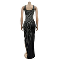 Women Dresses for Special Occasions Sexy Rhinestone Cocktail Floor Length Long Maxi Dress Evening Party Birthday Dresses