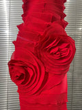 Pink White Women Sexy Halter Off the Shoulder Mesh Florals Bodycon Long Bandage Dress Elegant Evening Party Birthday Outift