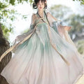 Olive Girl Green Hanfu Dress 2026 S-XL XS-3XL Plus Size Hanfu Chinese Dress Traditional Chinese Clothing Chinese Heritage Fashion Women