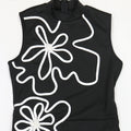 New Women Flower Design Sleeveless Tank Jumpsuits 2026 Summer Street Birthday Sexy Party Outfits One Piece Suit Rompers