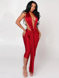 Patchwork Halter Romper Women Ribbon Sleeveless Elastic Backless Workout Activewear Midnight Activity Slim Playsuits