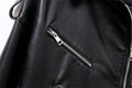 Women's Motorcycle Leather PU Imitation Leather Loose Jacket Black Jacket
