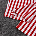 Stripe Print Playsuit Women Sleeveless Backless Halter Bandage Skinny Sexy Clubwear Activity Fitness Workout Romper