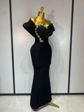 Women Sexy One Shoulder Sparkly Diamonds Long Bodycon Bandage Dresses Luxury Birthday Party Celebrity Elegant Knitted Clothing