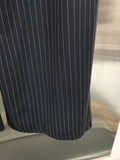 Basics Striped Design Wide Leg Pant for Women High Waist Office Temperament Trousers Female Autumn Fashion Clothes