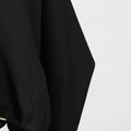 Solid Spliced Metal Zipper Jacket for Women Hooded Batwing Sleeve Patchwork Drawstring Hem Loose Sport Casual Jackets Female