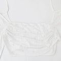 Sexy Women Sexy Top Bodycon Skirt Ruched 2 Piece Mini Dress Rhinestone Pearl Beading Summer Club Party Dress Sets Vestido