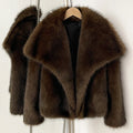 Women Fur Coat Women 2026 Plush White Bomber Jacket Solid Crop Long Sleeve Jacket Warm Winter Coats Female Casual Fur