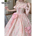 Olivegirl Pink Lolita Dress Evening Gown Female Ceremony High School Student Lolita Performance Costume Banquet Cosplay Princess