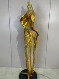 Women Transparent Mesh Long Dress Sparkly Diamonds Pearl Evening Party Birthday Wedding Gown Celebrity Sexy Stage Outfit