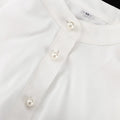 Solid Spliced Button Loose Shirts for Women Lapel Long Sleeve Temperament Minimalist Shirts Female Fashion