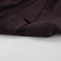 Solid Office Suit for Women Deep V Neck Long Sleeve Spliced Single Button Blazer Wide Trousers Two Piece Set Female
