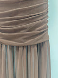 Solid Slimming Spliced Folds Dress for Women O Neck Sleeveless Elegant Temperament Dresses Female Summer Fashion