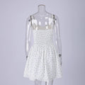 Sexy Floral Print Pleated Dress Women Fashion Straps Sleeveless Slim Elegant Party Dress Female Summer New Commuting Dress