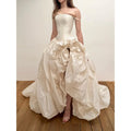 Customized Straight Square Maxi Floor-Length Prom Dress Extreme Cinched Corset Vestidos De Noche Taffeta Evening Dresses