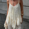 Sexy Lace Top Summer White See Through Lace Patchwork Hot Girl T-Shirt Elegant Luxury Party Look Streetwear Top Women