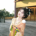 Olive Girl Hanfu Dress 2026 S-L XS-3XL Plus Size Hanfu Chinese Dress Traditional Chinese Clothing Chinese Heritage Fashion Women