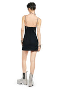 Light Luxury Exquisite Bead Rhinestone Bow Bandage Suspender Dress Women Socialite Party Banquet Stage Performance Gown Vestidos