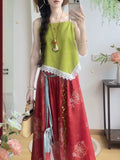 Olive Girl Romantic Hanfu Dress for Ren Faire 2026 Fairycore Photoshoot Everyday Wear S-L XS-3XL Plus Size Romantic Cottagecore Garden Party Editorial Not Costume Hanfu Chinese Dress Traditional Chinese Clothing Chinese Heritage Fashion Women