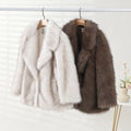2026 Winter Ins Hot Fashion Girls Oversized Gradient Fur Coat Women Thick Warm Outerwear Fluffy Faux Fox Fur Jacket