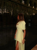 Solid Three Piece Set for Women Square Collar Sleeveless Top with Shawl Sheer Mesh Long Skirt Sexy Outfit Female