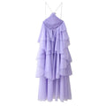 Women Sleeveless Ruffles Loose Ball Gown Smock Strap Maxi Long Sexy Dress 2025 Birthday Vacation Party Dresses Vestidos