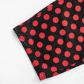 Sexy Fashion 3 Piece Set Woman Polka Dot Print Halter Bra Tops+Low-Neck Mini Sleeve Tees+Skinny Crop Pants Outfits
