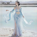 Olive Girl Blue Hanfu Dress 2026 S-XL XS-3XL Plus Size Hanfu Chinese Dress Traditional Chinese Clothing Chinese Heritage Fashion Women