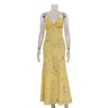 Hit Color Slimming Dresses for Women V Neck Sleeveless High Waist Temperament Dress Female Fashion New