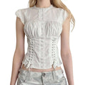 Olive Girl White Romantic Embroidered Top Fairycore 2026 Everyday Wear S-L XS-3XL Plus Size Romantic Garden Party Editorial Not Costume Embroidered Top Chinese Top Blouse Chinese Heritage Fashion Women