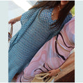 Women's Chic Printed Mesh Maxi Dress Bodycon Long Sexy Beach Swim Party Dresses New Holiday Vacation Cover Up Casual Outfit