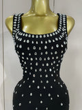 Elegant Birthday Gowns Luxury Diamonds Sleeveless Bodycon Bandage Long Dress High Street Celebrate Evening Prom Club Party Dress