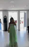 Light Green Lace Patchwork Dress Women Chic Pleated Sleeveless Loose Fit Long Dresses 2026 Lady Beach Daily Resort Sundress New