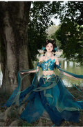Hanfu Women's Fashion Waist Length Ru Skirt Tattered Sleeves Hanfu Dunhuang Exotic Style Han Elements Improve National Style