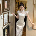 Olive Girl Black Romantic Dress for Garden Wedding 2026 Fairycore Photoshoot Everyday Wear S-L XS-3XL Plus Size Romantic Garden Party Editorial Not Costume Dress Chinese Heritage Fashion Women