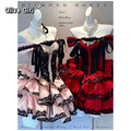 Olivegirl Sweet Lace Dress Lolita Pink Cute Girl Spring High-end Women Summer Birthday Party Elegant Princess Lolita Dresses