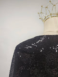 Solid Spliced Sequines Slimming Dresses for Women O Neck Long Sleeve Temperament Dress Female Fashion New