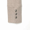 Women Double-Breasted Stand Collar Cropped Jacket Long-Sleeved Solid Zipper Metal Button Fashion Street Coat Autumn Winter