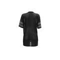 Women Diamonds V-neck Short Sleeve Mesh See Through Tee Tops 2025 Summer Fashion Streetwear Acitve Classic T-shirts
