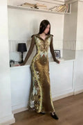 Olive Girl Green Romantic Dress for Garden Wedding 2026 Fairycore Photoshoot Everyday Wear S-XL XS-3XL Plus Size Romantic Editorial Not Costume Dress Chinese Heritage Fashion Women