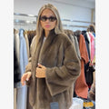 Luxury Faux Fur Maxi Coat Chic Women Open Front Stand‑collar Long Sleeve Oversized Outerwear Winter Autumn New Warm Fashion 2026