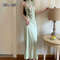 Olive Girl Green Romantic Dress for Garden Wedding 2026 Fairycore Photoshoot Everyday Wear S-XXL XS-3XL Plus Size Romantic Cottagecore Garden Party Editorial Not Costume Dress Chinese Heritage Fashion Women